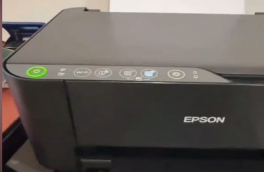 爱普生L3558打印机一通电3灯常亮机器不识别固件刷机故障远程维修